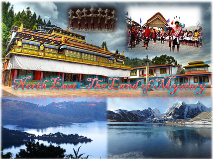 Meghalaya Tourist Places Collage